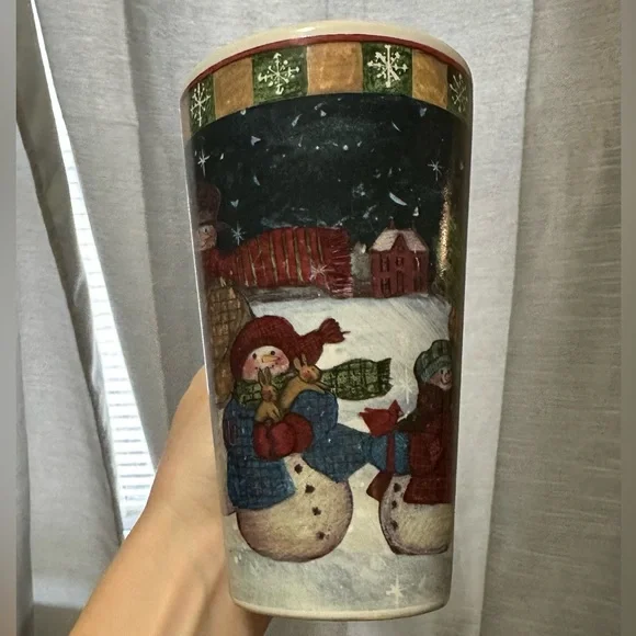 Certified International Susan Winget "Magic of Christmas" tall latte mug - Picture 4 of 6